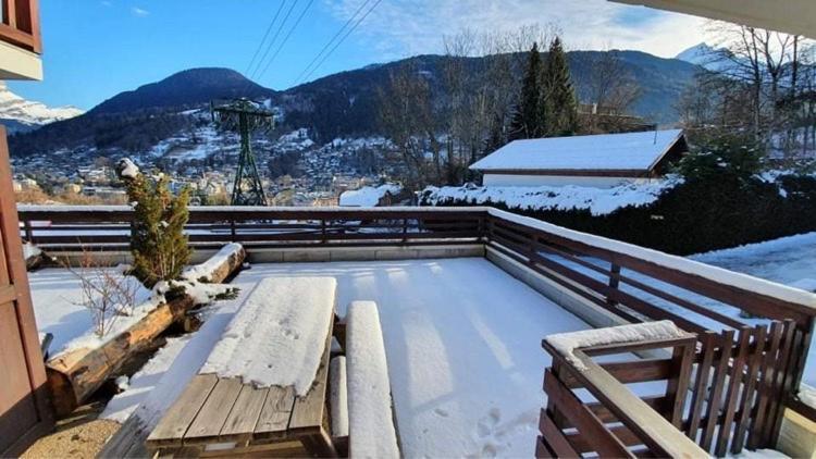 Appartement L'Edel - Vue Massif Mont-Blanc Saint-Gervais-les-Bains Eksteriør billede